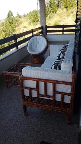 Χώρος καθιστικού στο Casa na Serra, Sabugueiro