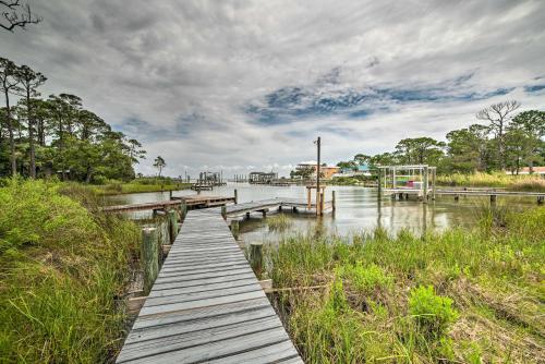 Breezy St George Island House with Private Dock