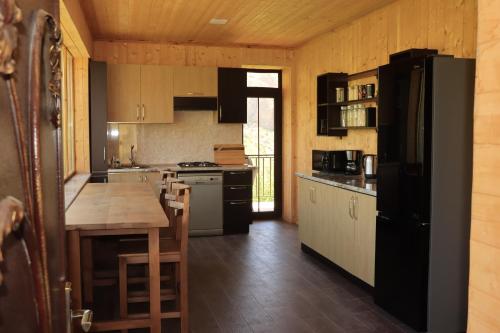 A kitchen or kitchenette at Gnishik Eco Resort