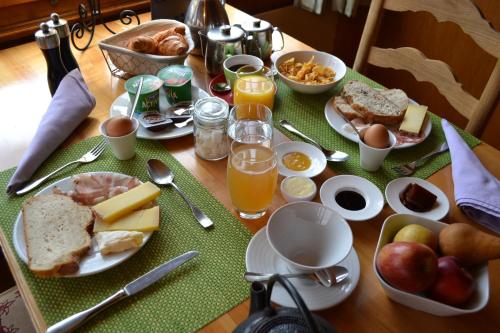 Επιλογές πρωινού για τους επισκέπτες του B&B Rosaly