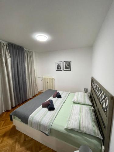 ***Cute modern apartment near center of Rijeka*** 객실 침대