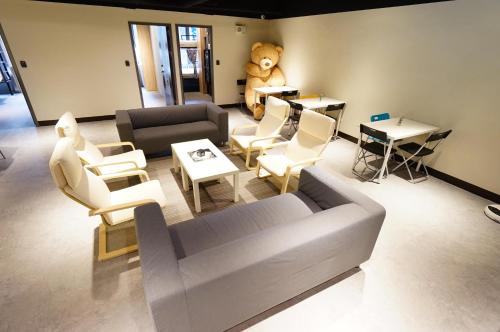 Posezení v ubytování Cavemen Hostel Taipei Station Youth Branch