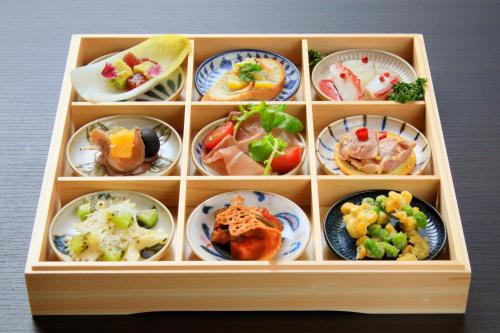 Comida en el ryokan o alrededores