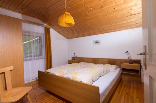 Postel nebo postele na pokoji v ubytování Tschuffenerlhof