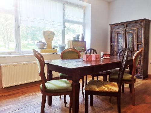 Χώρος καθιστικού στο Gruppenhaus Teichhaus