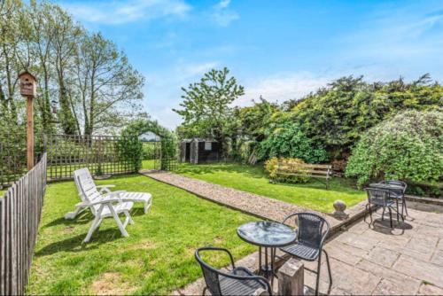 A garden outside The Old Police Guest House 