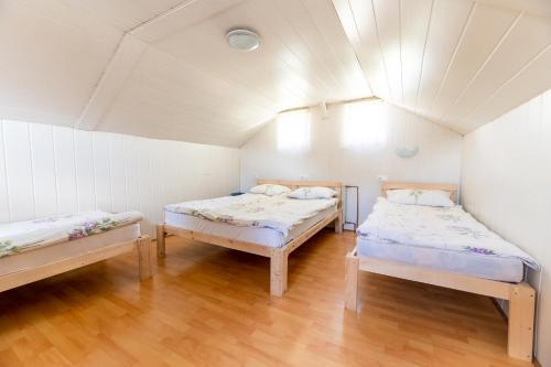 Una cama o camas en una habitación de Glamping Laze