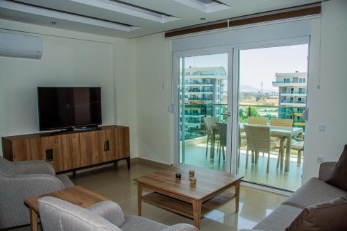Gallery image of Brand new penthouse duplex apartment with sea view in Avsallar