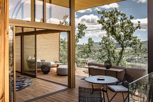 Χώρος καθιστικού στο Souki ~ Lodges & Spa