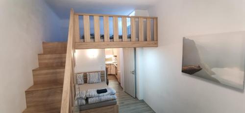 Postel nebo postele na pokoji v ubytování New cosy studio