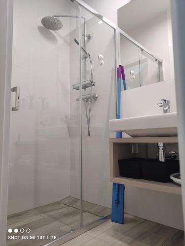 Kúpeľňa v ubytovaní Apartament Tęcza
