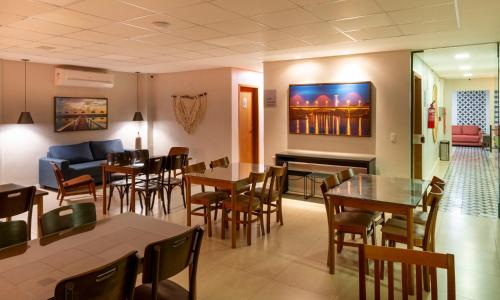 Restorāns vai citas vietas, kur ieturēt maltīti, naktsmītnē Hotel Vila Leste