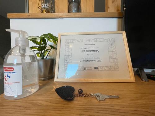 Certifikát, hodnocení, plakát nebo jiný dokument vystavený v ubytování Dimore Chialè