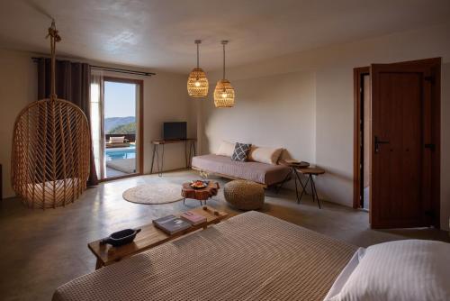 Posteľ alebo postele v izbe v ubytovaní Aletri Swim Up Boutique Hotel