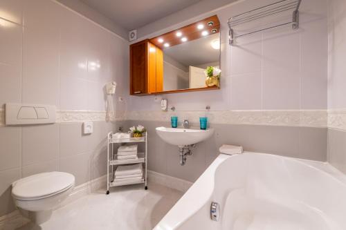Koupelna v ubytování Lovely Prague Apartments - Truhlářská