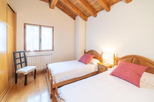 Postel nebo postele na pokoji v ubytování Casa rural Gibelea y Gibelea Txiki