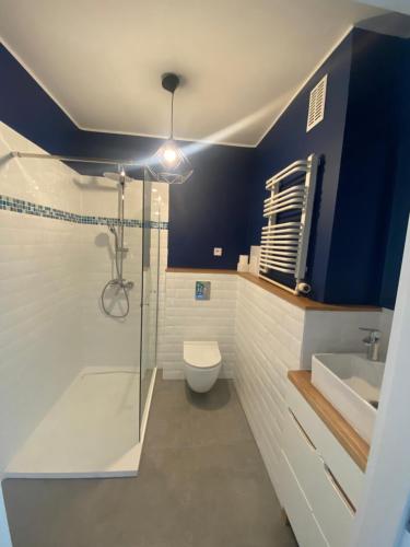 Bilik mandi di SZPITAL ZDROJE Apartment