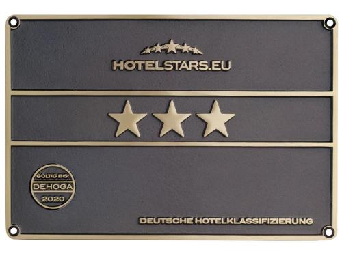 Certifikát, hodnocení, plakát nebo jiný dokument vystavený v ubytování Hotel Ulmer Stuben