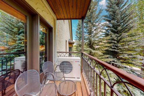 A balcony or terrace at The Charter at Beaver Creek