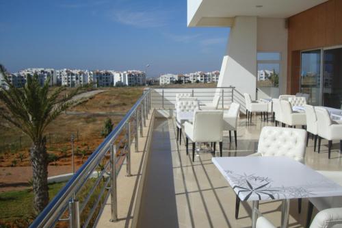 Balkón nebo terasa v ubytování Appartement de luxe