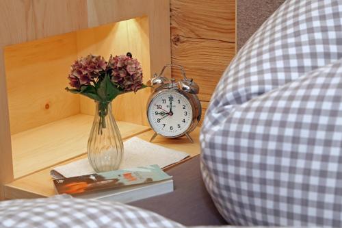 Katil atau katil-katil dalam bilik di Das Alm-Chalet-Chiemsee