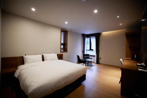 Katil atau katil-katil dalam bilik di Hotel The Star