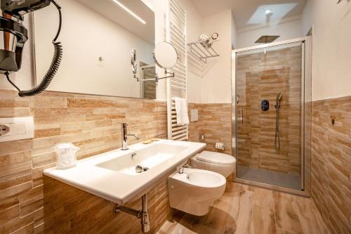 Koupelna v ubytování Hotel Palazzuolo