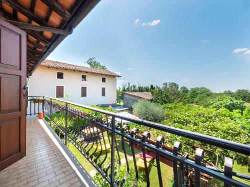 a view from the balcony of a house at Holiday Home Il Castelliere-1 by Interhome in Rive dʼArcano