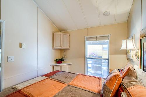 a room with a bed and a window at #84 in Breckenridge