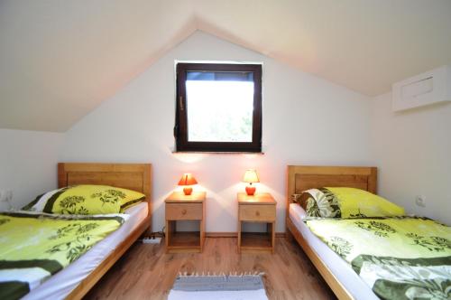 Postel nebo postele na pokoji v ubytování Holiday Home Lana