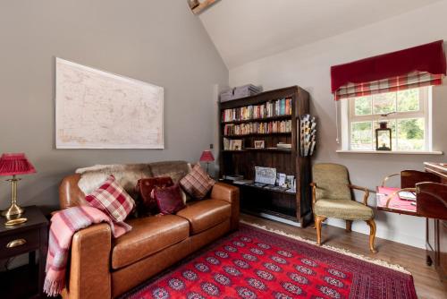 Ruang duduk di Sykes Lodge