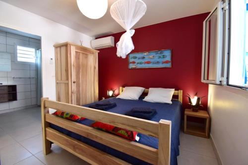Postel nebo postele na pokoji v ubytování La Villa Timarys