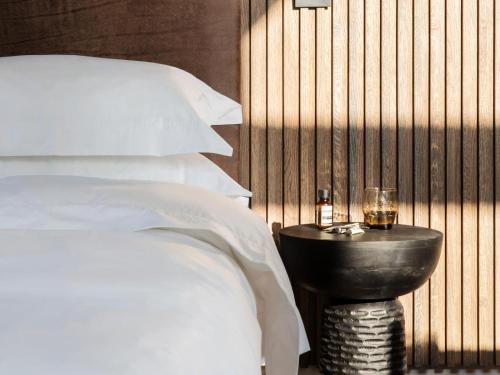 Cama o camas de una habitación en Askara Haus