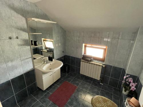 Koupelna v ubytování Aria Room - Rastoke