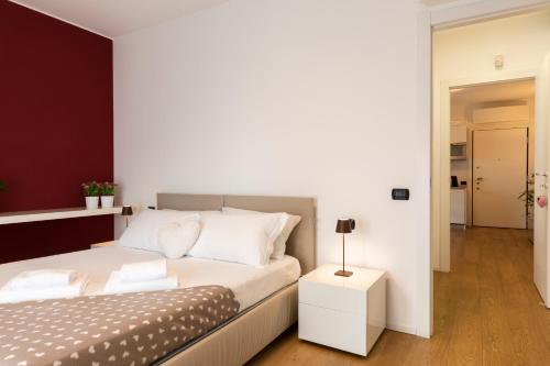 Posteľ alebo postele v izbe v ubytovaní Navigli Stylish Home