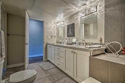 A bathroom at Modern St George Getaway with Shared Pool and Hot Tub!