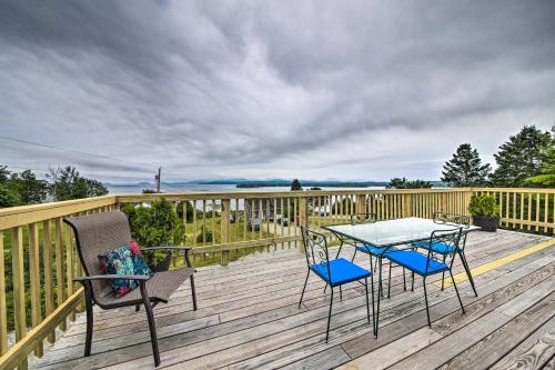 Balkón nebo terasa v ubytování Acadia Home with Incredible Frenchman Bay View!