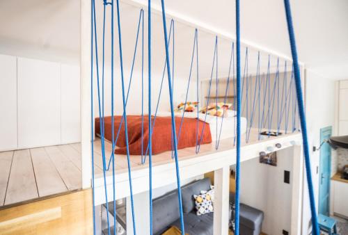 Posteľ alebo postele v izbe v ubytovaní oompH Warsaw Central Premium Apartments
