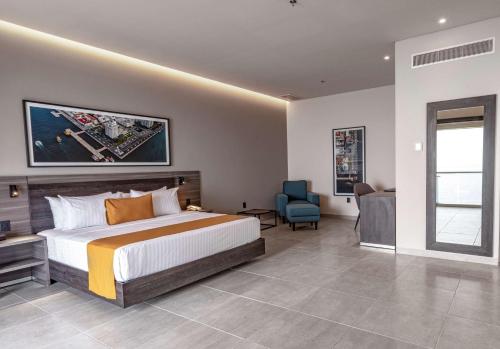 Cama o camas de una habitación en Best Western Plus Riviera Veracruz