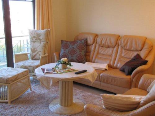 Ruang duduk di Appartementanlage Urlaubsträume