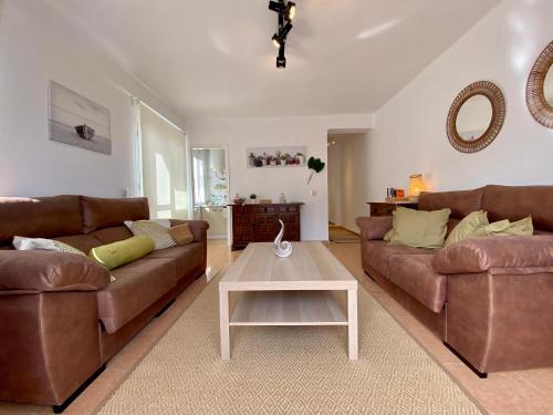 Ein Sitzbereich in der Unterkunft Beautiful apartment in the centre of Nerja