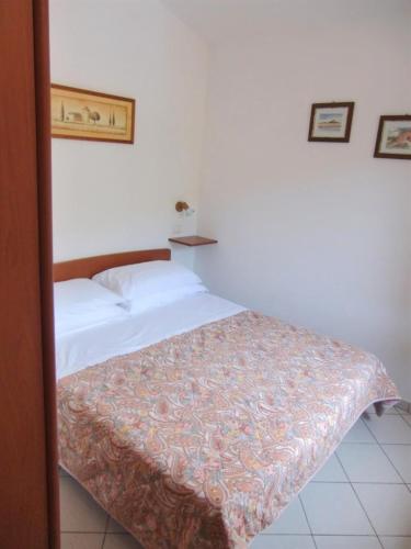 a bedroom with a bed in a room at Ammiraglio in Campese