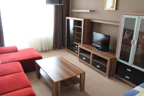 TV a/nebo společenská místnost v ubytování Hotel SPECTRUM