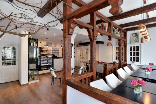 Kuchyň nebo kuchyňský kout v ubytování Hotel Zehnthof