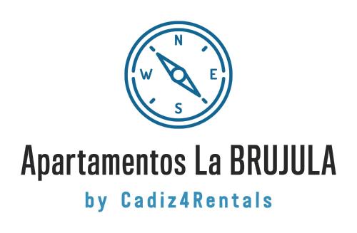 a clock with the words arathematos la bruumbia and the words at Apartamentos La BRUJULA by CadizRentals in Cádiz