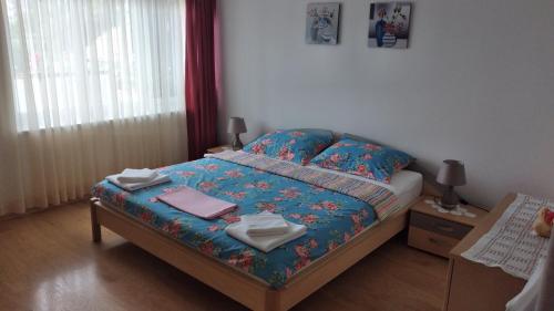 Säng eller sängar i ett rum på Apartman Tomić