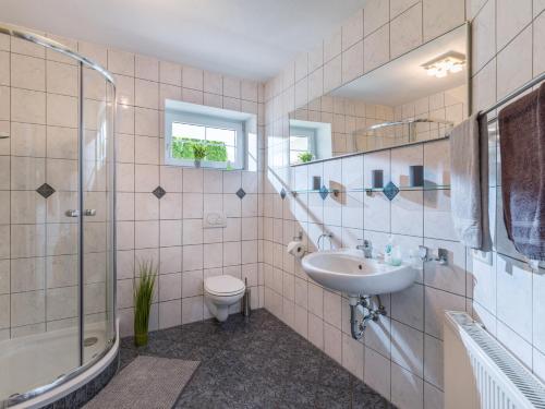 Kúpeľňa v ubytovaní ZillertalAppartements Günter