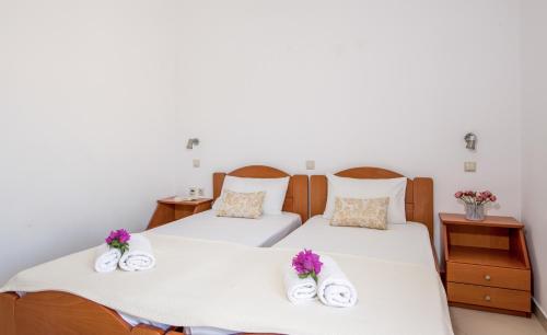 Ένα ή περισσότερα κρεβάτια σε δωμάτιο στο Joanna's Place 