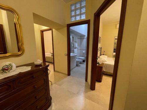 Koupelna v ubytování B&B Ponte Capograssi