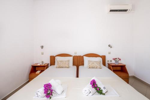 Ένα ή περισσότερα κρεβάτια σε δωμάτιο στο Joanna's Place 